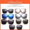 Fashion Women Oversized Eye Cat Sunglasses Brand Designer Vintage Retro Mirror Sun Glasses For Women