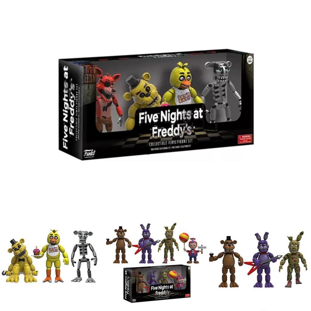 Stunning 4pcs Five Nights At Freddy's Pizza Simulator Action Figures For Ultimate Collection