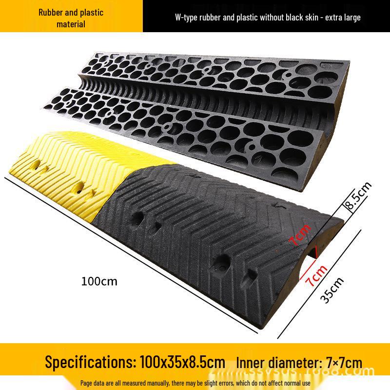Rubber Floor Cable Protector: Anti-Crushing Wire Bridge for Road Crossings