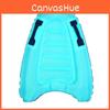 Kids' Portable Pvc Surfing Board Lightweight Swim Learning Wave Rider Deep Blue Dinosaur Print