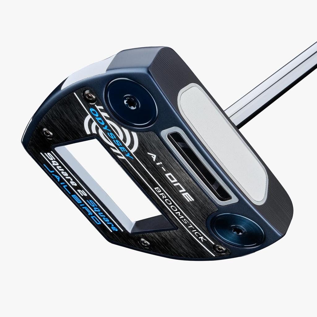 Odyssey Square 2 Square Jailbird Broomstick Putter Long 48 Inch ODYSSEY 2025 Model USA Direct Import Golf Club Product Ai-ONE Men's Right-hand