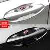 4PCS Car Door Handle Protection 3D Sticker Emblem Decoration For KIA Ceed Sportage Rio K5 k6 K7 K8 Optima Cerato Proceed Venga Sedona Forte