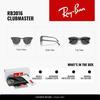 sunglasses RB3016 CLUBMASTER BLACK 49 1367B1 GREY ON polarized Ray-Ban