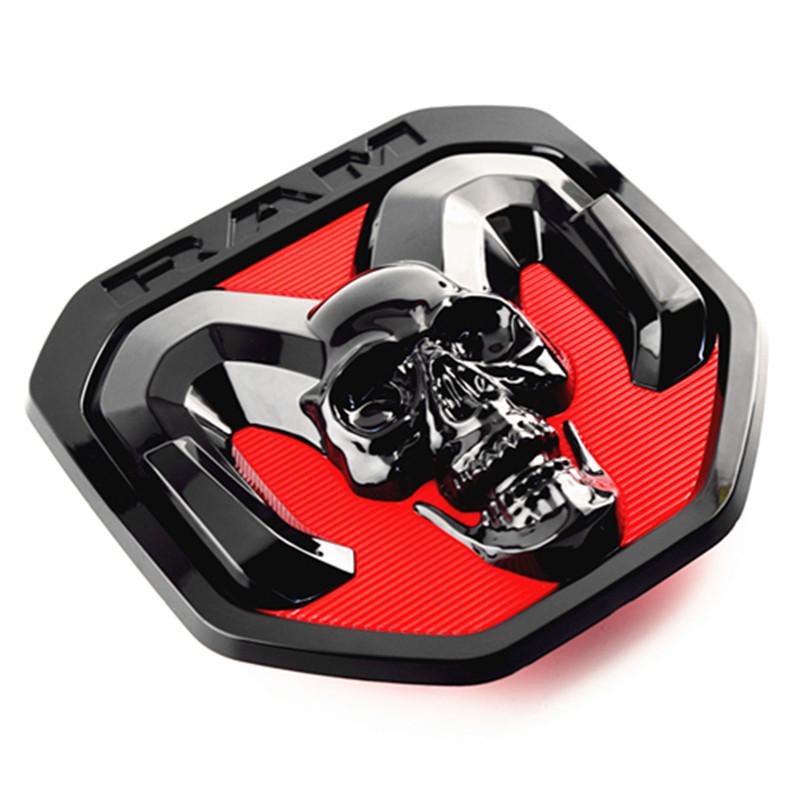 GXP1 Gemodificeerd ABS Schedel Auto Achter Logo Embleem voor Dodge 2019 RAM 1500 2500 3500 Sport Laramie Rebel Big Horn 4x4 Achterklep Sticker