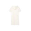 New MLB Short Sleeved Dresses Women's Cream White 3FOPB0141-43CRD