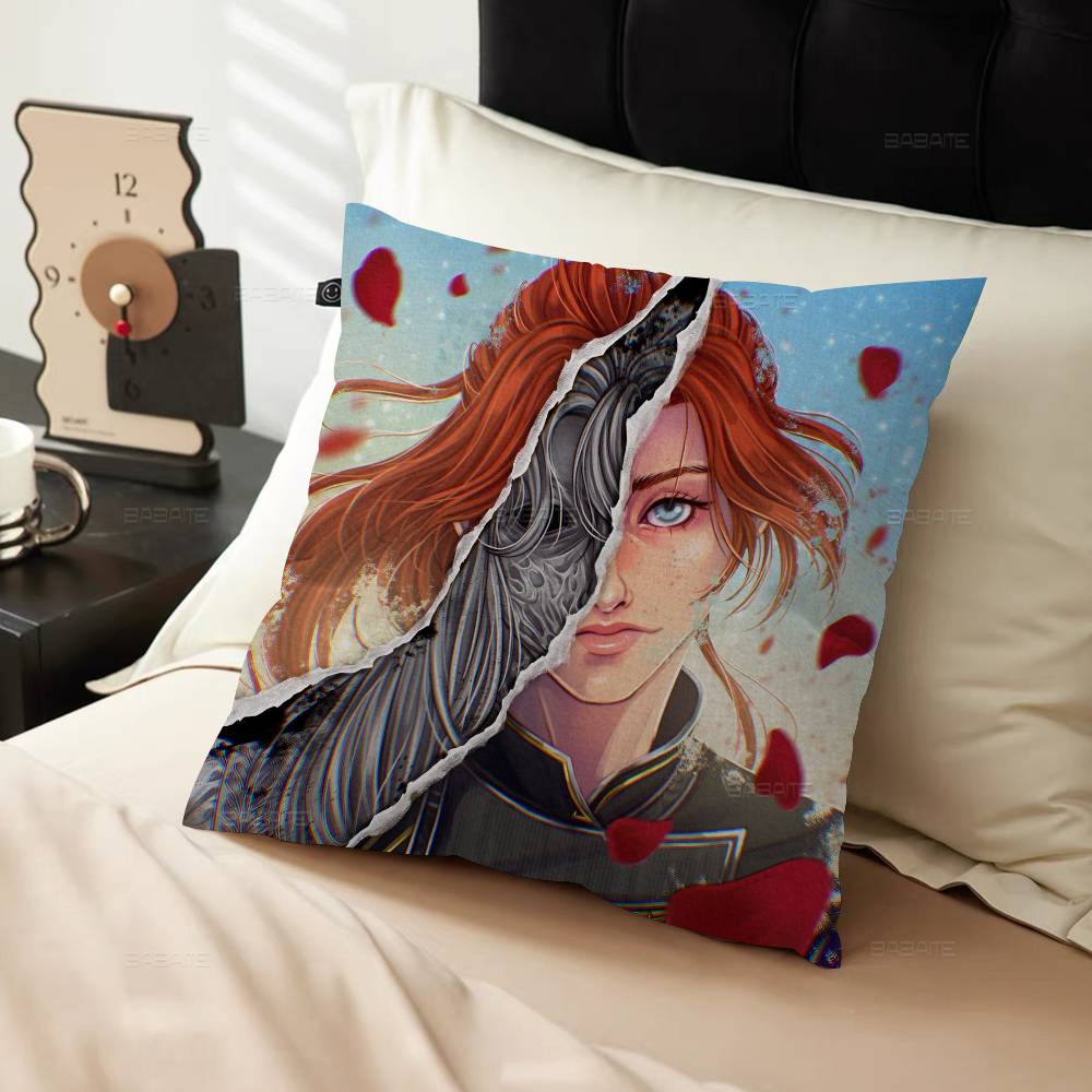 C-Clair-Obscur Expedition-33 Game Office Cushion Pillowcase Car Cushion Cover45X45CM Lumbar Pillowcase Sofa Pillowcover