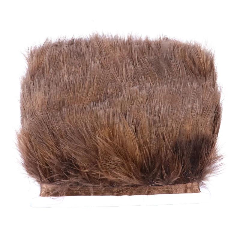 2Meters Colored Fluffy Marabou Feathers Fringe Trim Turkey Black Feather Ribbon Fabric Shawl Clothes Sewing Trimmings Decoration