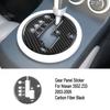 Soft Carbon Fiber Car Central Gear Shift Panel Sticker For Nissan 350Z 06-09
