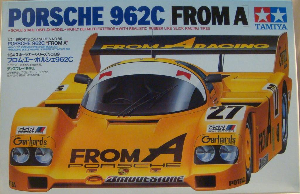 Tamiya From A Porsche 962C 1/24