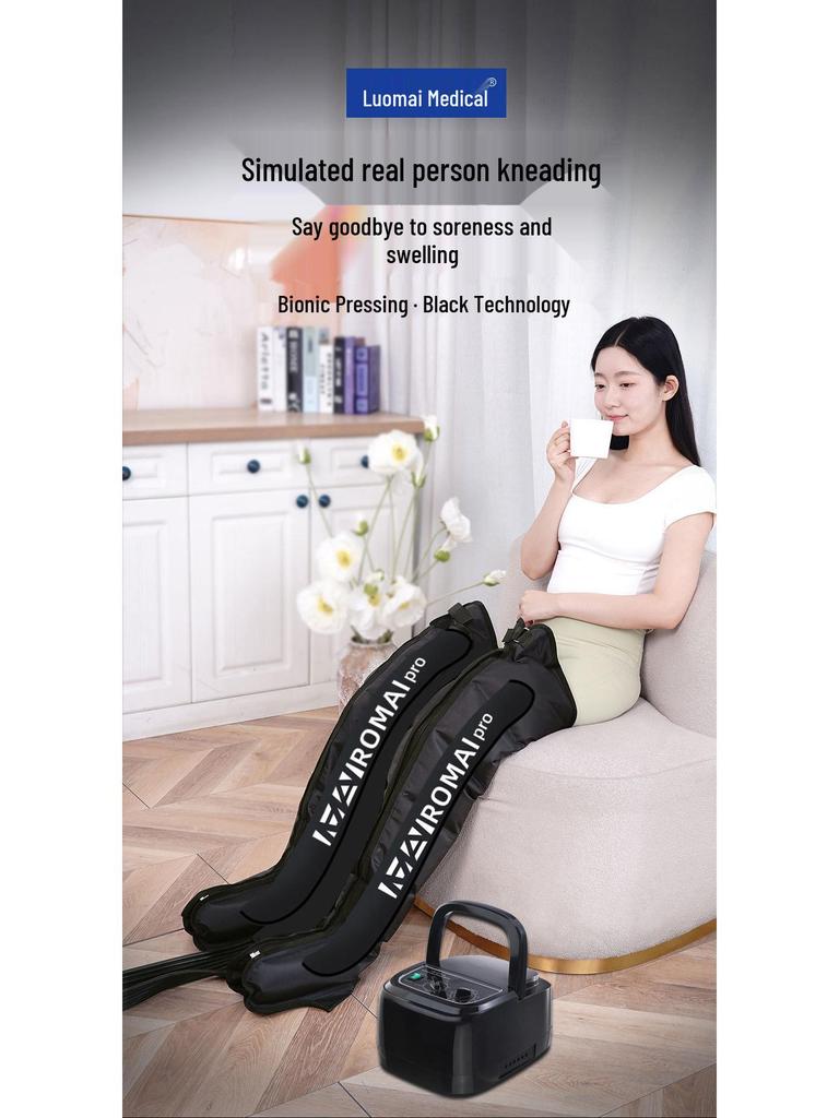 Six-Chamber Air Wave Leg Massager for Sports Recovery