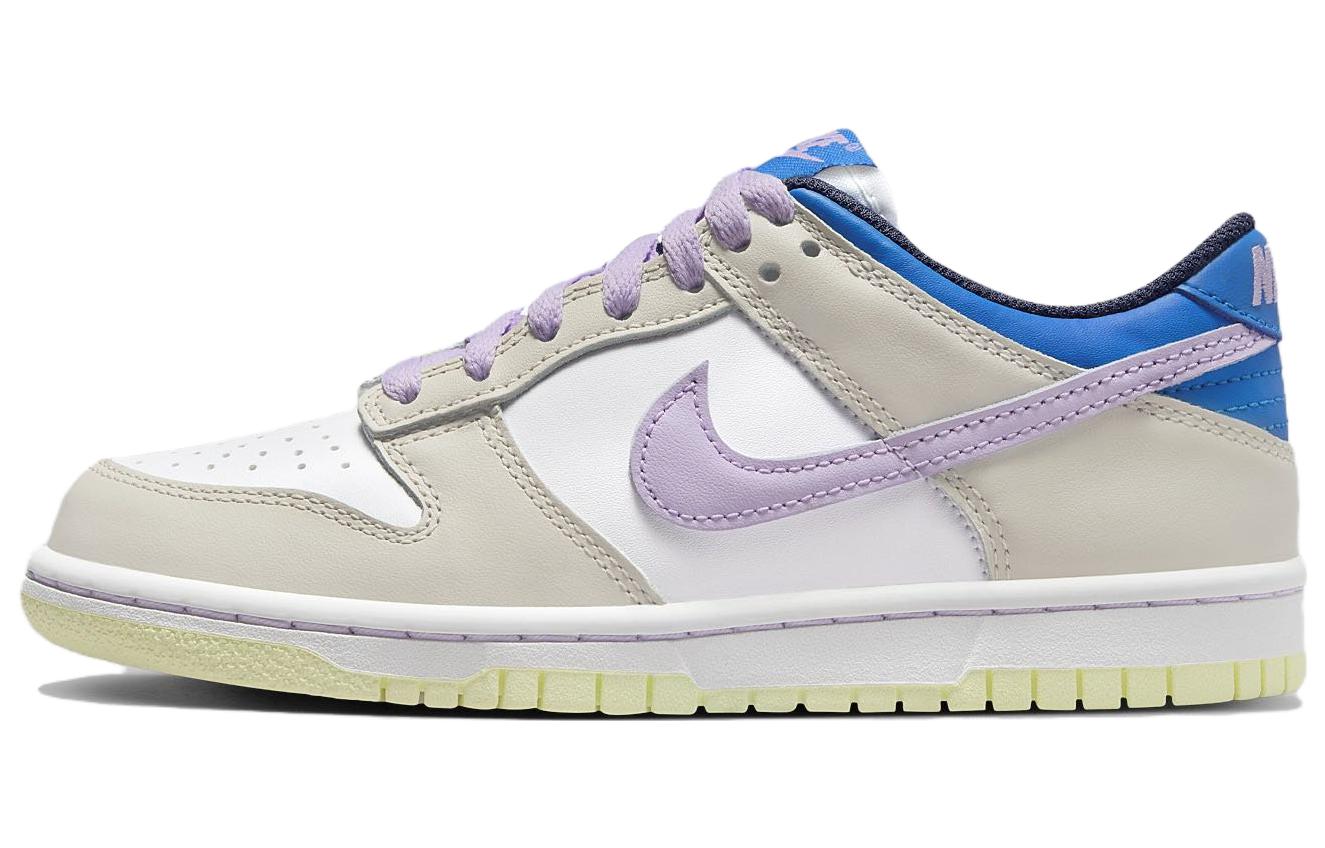 Nike Dunk Low Khaki Blue Pink GS FB9109-103 37.5