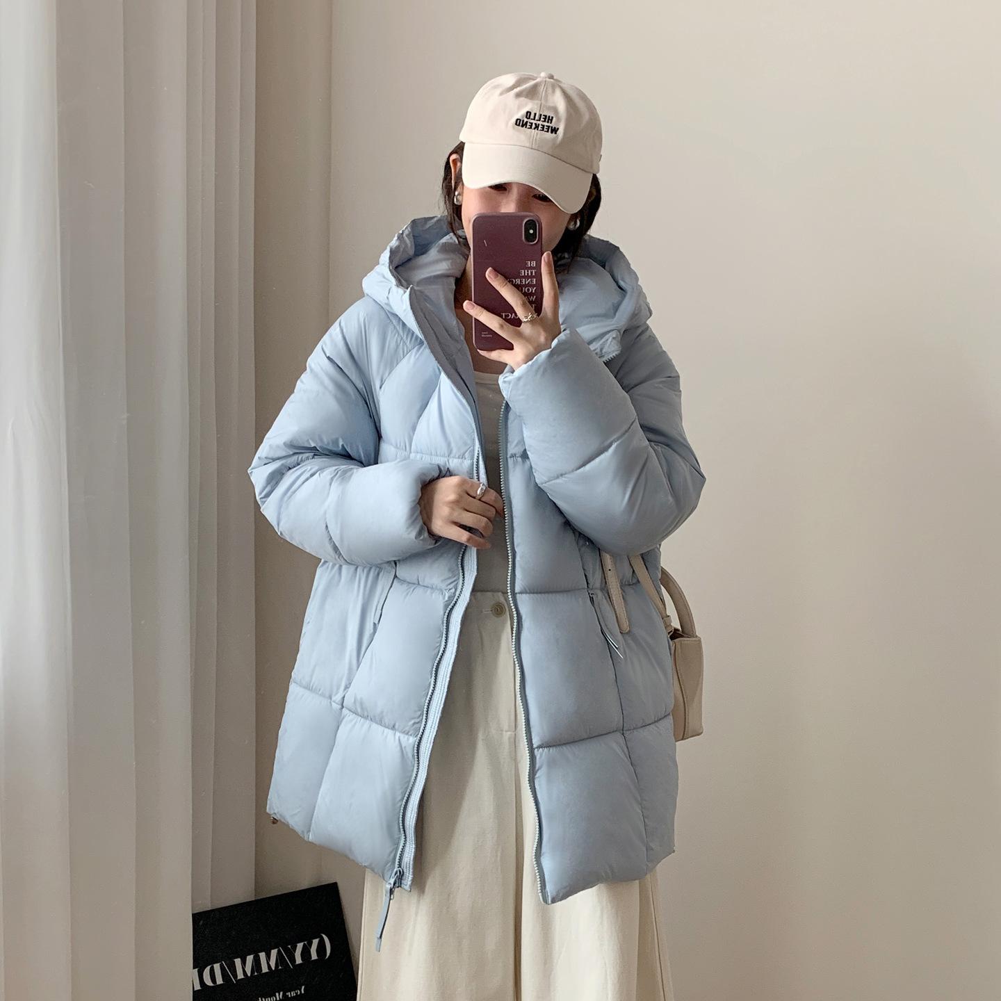 

Женская новая демисезонная ветрозащитная легкая утолщенная пушистая теплая свободная хлопковая куртка из высококачественной ткани в стиле кэжуал для спорта XL