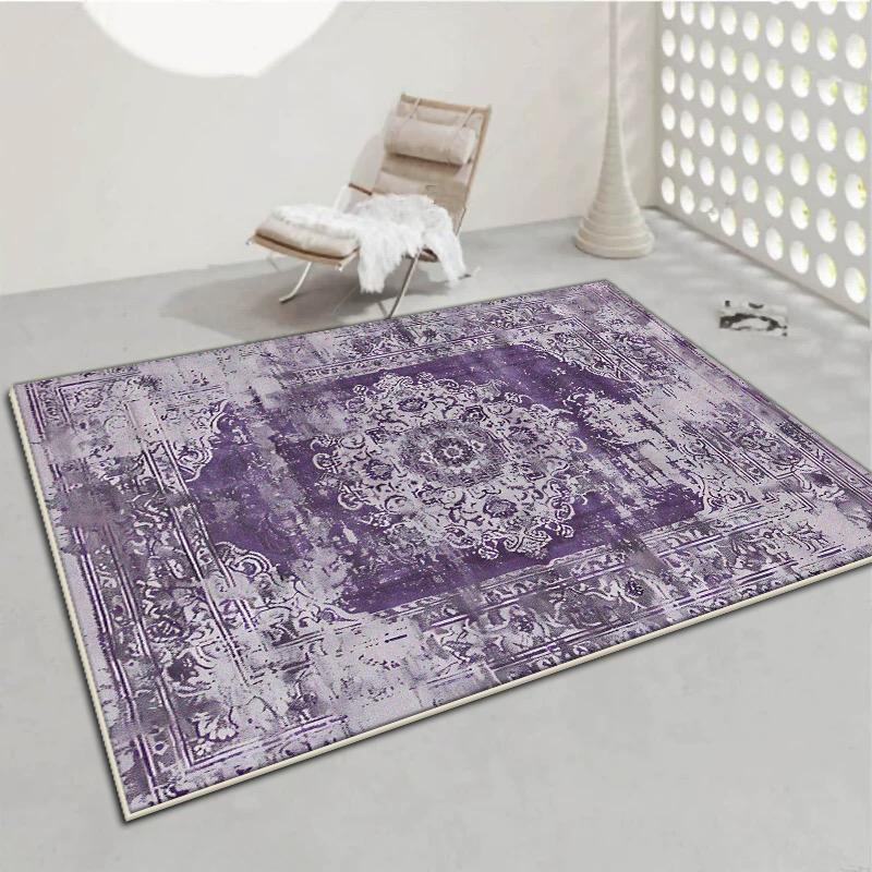 Amerikanischer Stil Persien Großer Teppich Wohnzimmer Dekoration Zuhause Sofa Bereich Teppiche Schlafzimmer Garderobe Fußmatte Waschbar Rutschfest