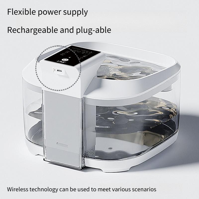3.2L Wireless Cat Automatic Water Dispenser with Charging Cycle, Flowing Water, Pet Automatic Dog Water Dispenser