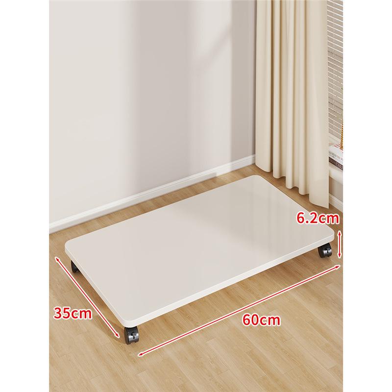 Multi-Purpose Movable Storage Tray with Casters: Floor Stand, Shelf, Bracket, and Container