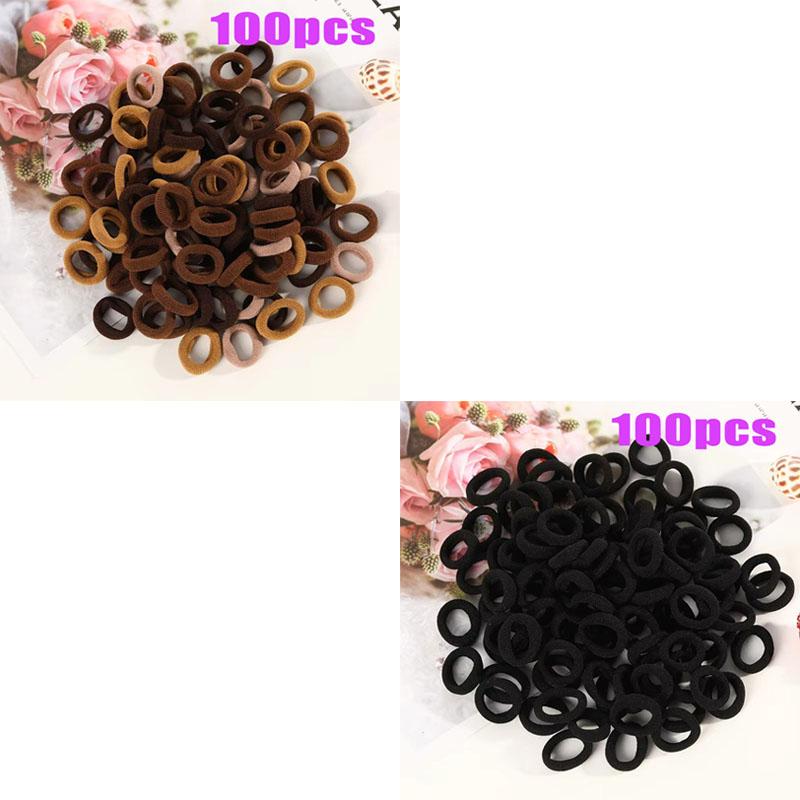 Small Rubber Band High Elasticity Does Not Hurt The Hair Multi Color System 2 Cm Diameter