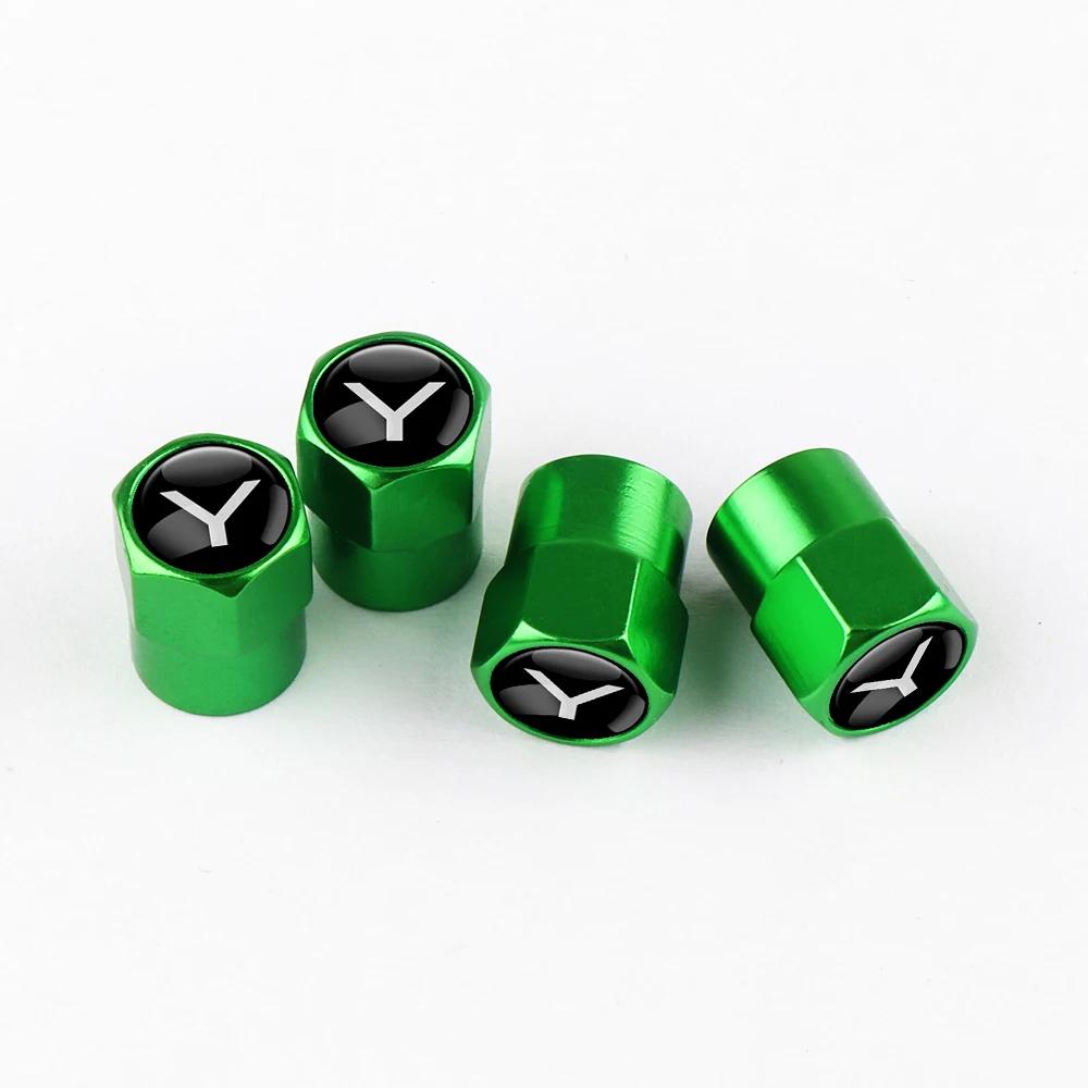 For Tesla Model 3 Model S X Model Y Roadster SpaceX Cybertruck 4pcs Car Wheel Tire Valve Caps Tyre Stem Caps Bolt-In Accessories