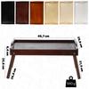 KADAX Breakfast Table for Laptop In Bed Tray Breakfast Tray