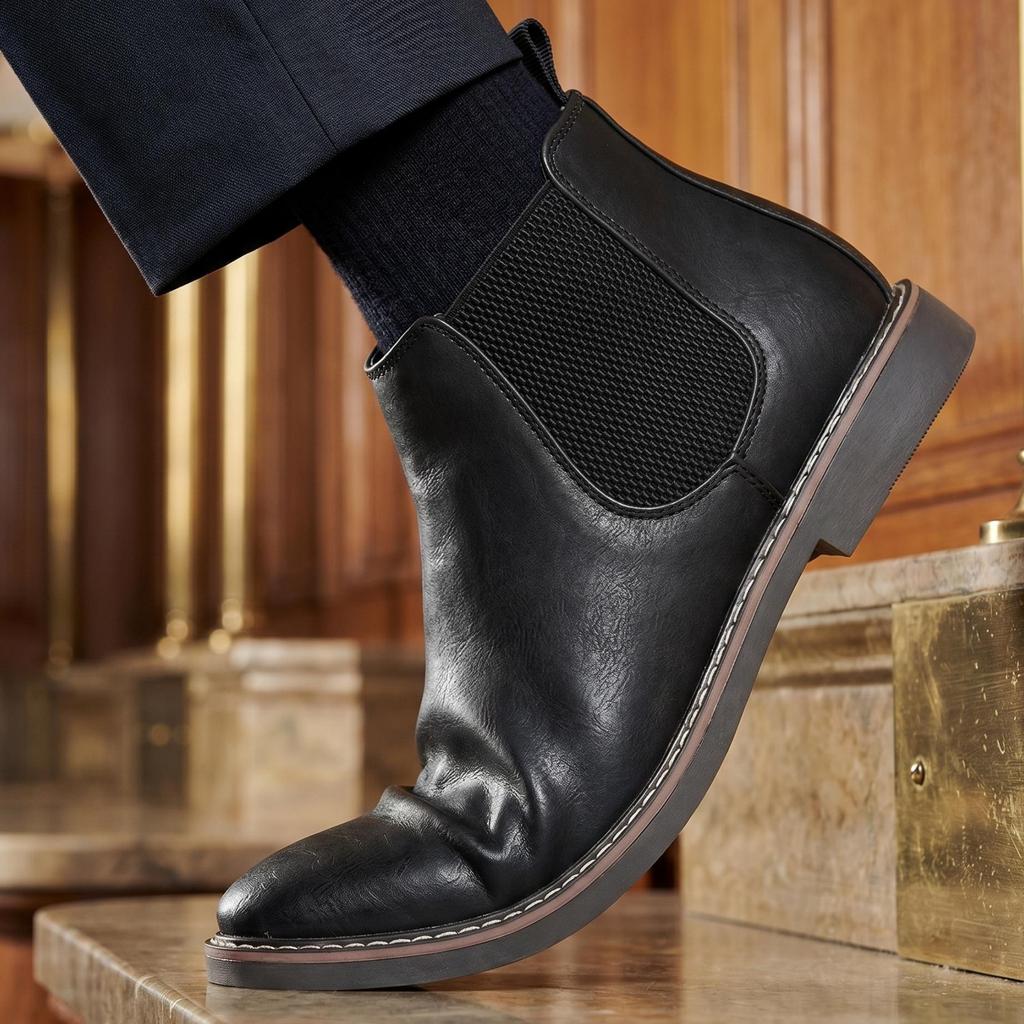 Chelsea Boots Men 2026 Comfortable Brand Fashion Chelsea Boots