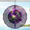 10 Inch Hanging Wind Spinner with 360 Degree Hook for Balcony Garden Decor Spring Summer Outdoor Decoration