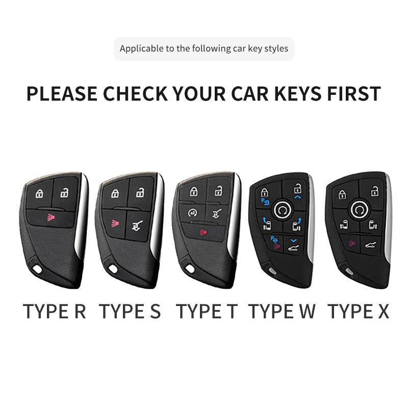 Car Key Case Cover For Buick Envision S/Plus Gl8 Lu Zun Phev Century Avenir Car Remote Key Shell Durable Protecter Accessories