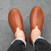 Handmade Genuine Leather Men Shoes Soft Casual Leather Shoes Men Loafers Comfortable Moccasins Men Flats Shoes