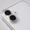 Bling Glitter Diamond Rhinestones Camera Lens Protector Cover For iPhone 16E 16 E 15 Pro Max 14 Plus 13 Mini 12 11 16Plus Protection Phone Accessories