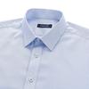 YOUNGOR Men's DP Wrinkle-Free Spring Long-Sleeve Shirt, Business Casual Pure Cotton Striped Shirt, 100163