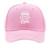 Gorra de esponja de impresión OPA tendencia de moda casual ligera transpirable cómoda tamaño ajustable unisex gorra de béisbol sándwich
