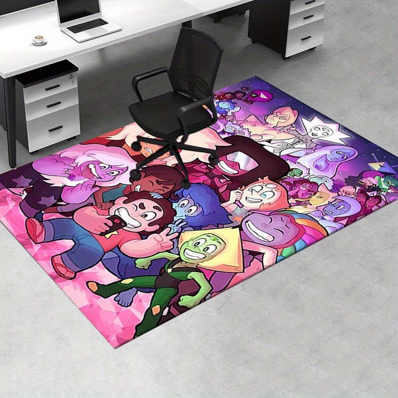 office carpet: Steven Universe cartoon character selfie carpet, can be used to protect the sofa chair - vibrant children's room decorative m