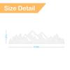 Osilly Snow Mountain Tree Decal Sticker for Car 2pcs Mountain Graphic Logo Decal, 7