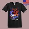 Legende Film Herren Schwarz T-Shirt Top Unisex