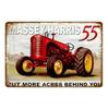 Vintage Farm Tractor Metal Signage Tin Signage Metal Vintage Farmhouse Courtyard Wall Art Decoration Mural Aesthetics Gift