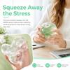 6Pcs Elastic Stretchable DIY Stress Relief Ball TPR Noise Making Ball  Squish Toy Production