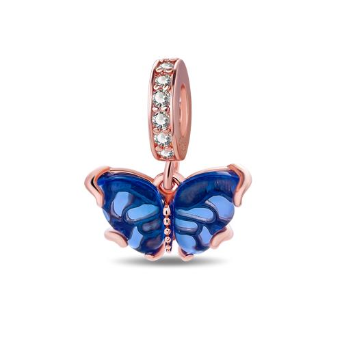 Koperen, echt roségouden, roze octopus, zomerschildpad, hartvormige hanger, geschikt voor originele armbanden, kettingen, armbanden voor meisjes