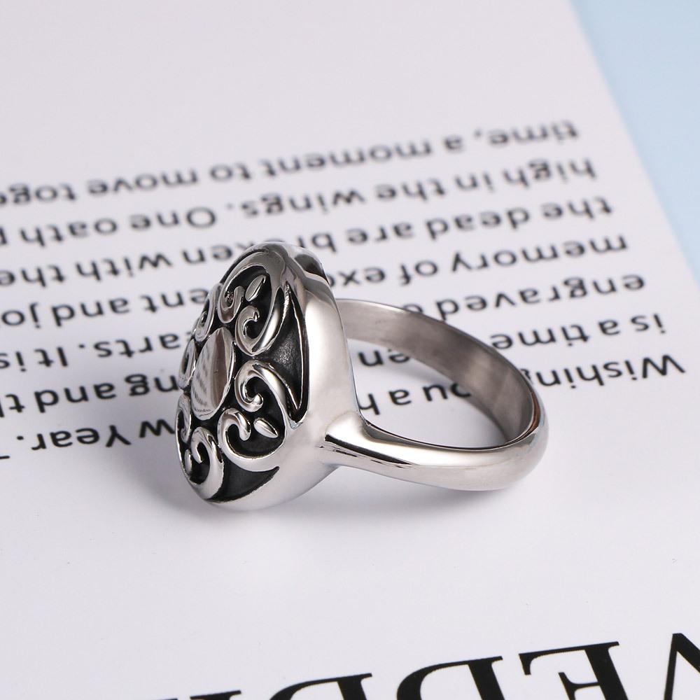 European and American Fashion Classic Pattern Men's and Women's Rings, Retro Pattern Ring Jewelry 2026