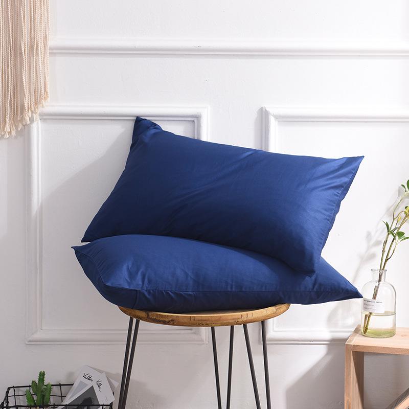 Fețe de pernă din bumbac de culoare uni pentru studenți