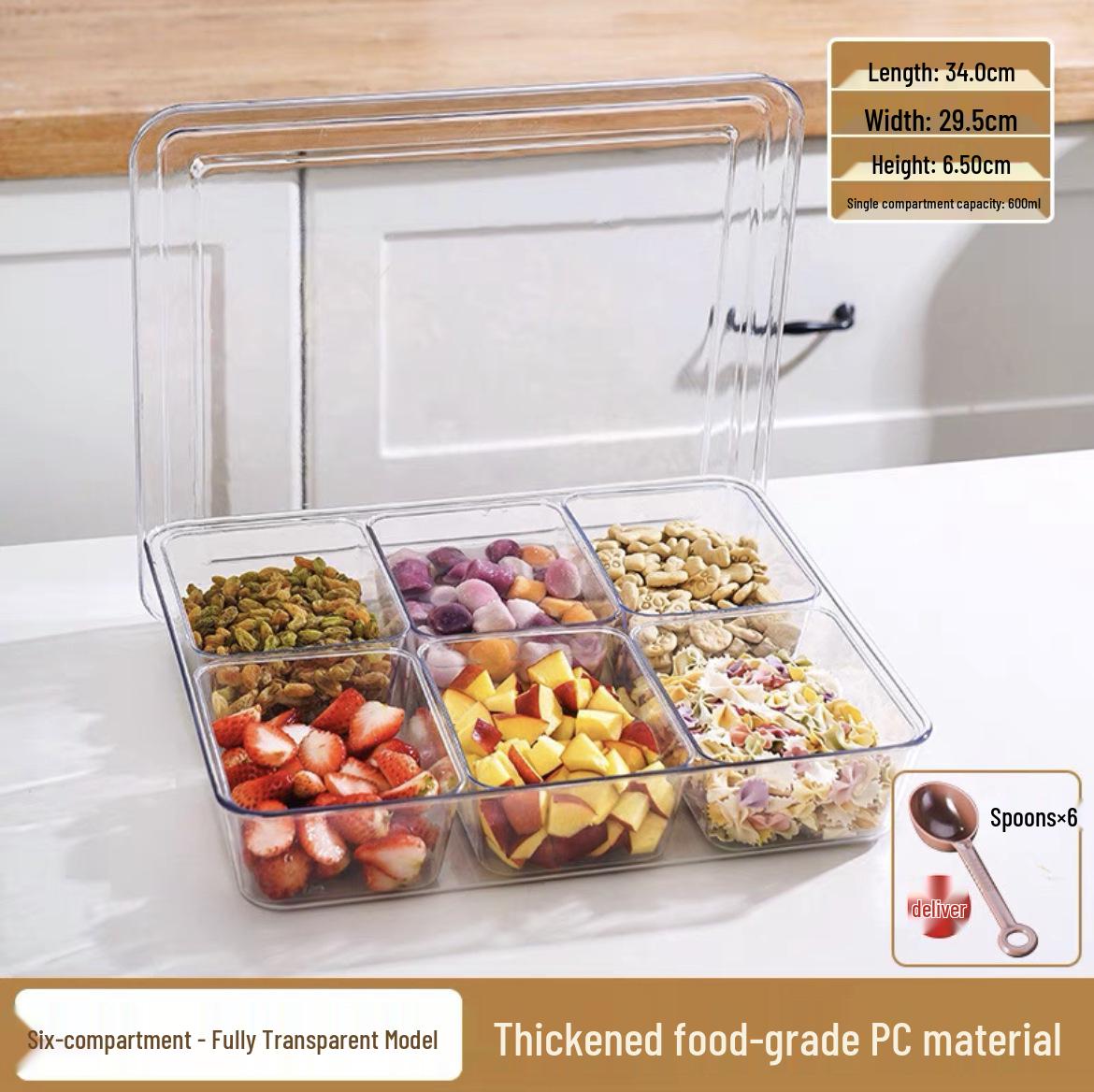 Food-Grade Jelly Ingredient Storage Set with Compartmentalized Containers