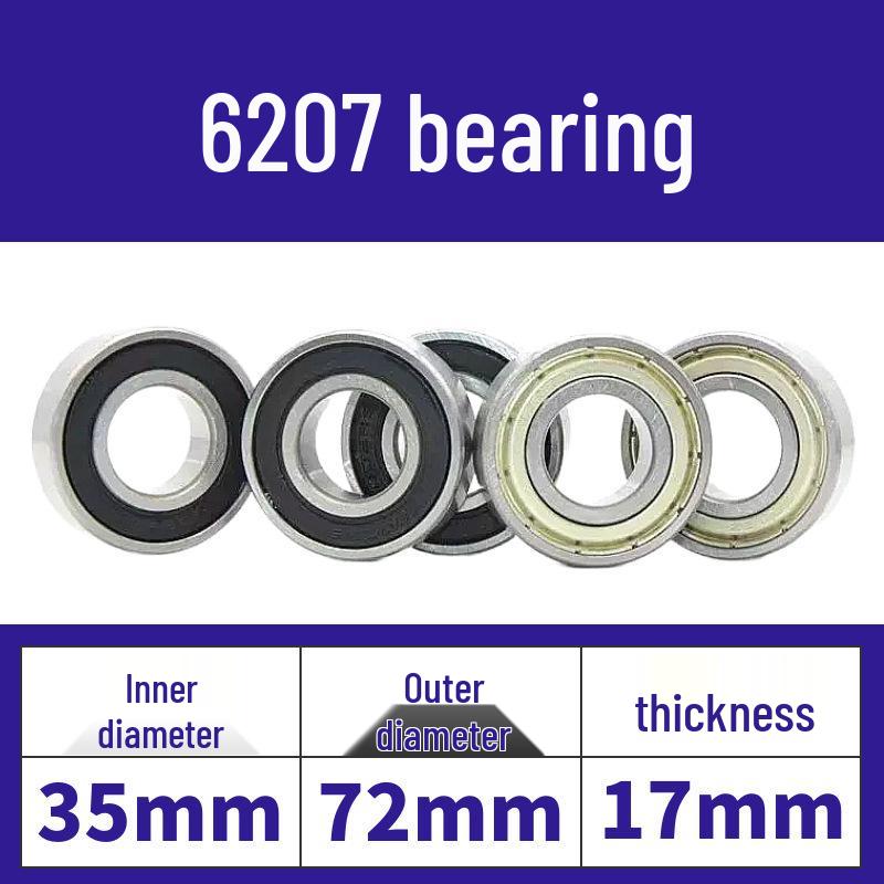 Luoyang Yüksek Kaliteli Dayanıklı Aşınmaya Dayanıklı Derin Kanallı Bilyalı Rulman 6200-6206 Serisi