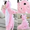 Dinosaur Kigurumi Pajamas Animal Cosplay Costume Kids Boys Girls Onesie Winter Warm Sleepwear with Slippers Gloves