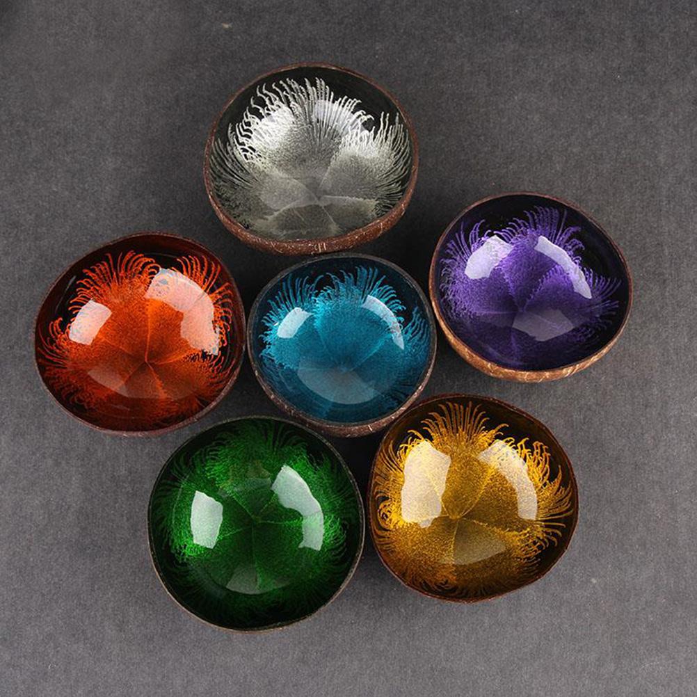 Nut Decorate Coconut Bowl Office Food Containers with Lids Key Holder Japanese Snacks Shell Candy