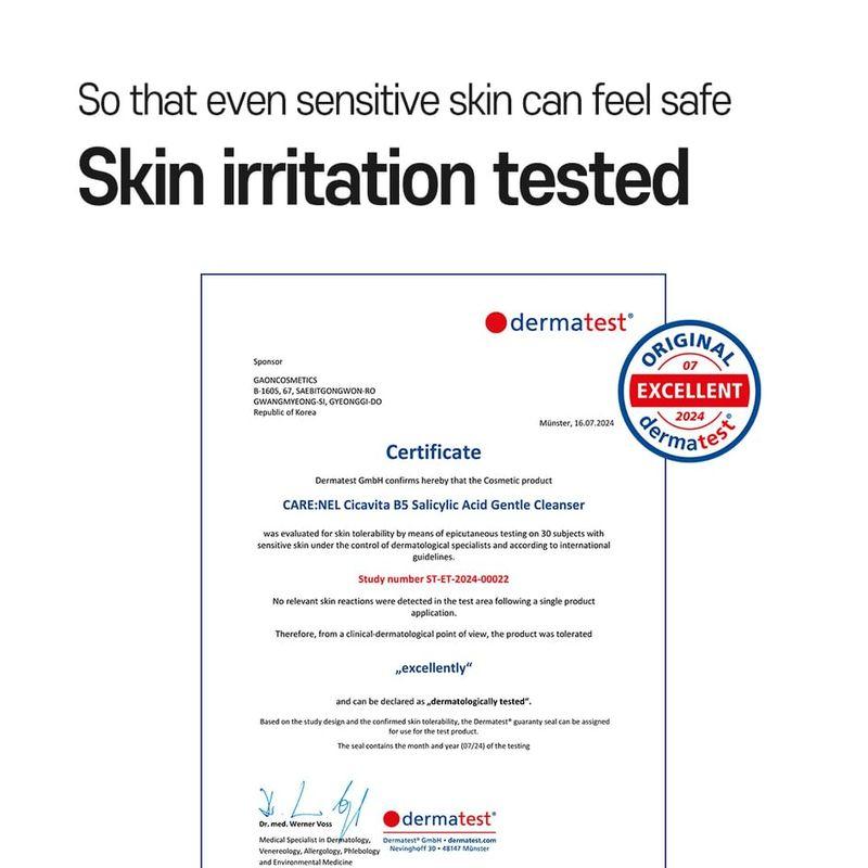 CARE:NEL - Cicavita B5 Salicylsäure Sanfter Reiniger
