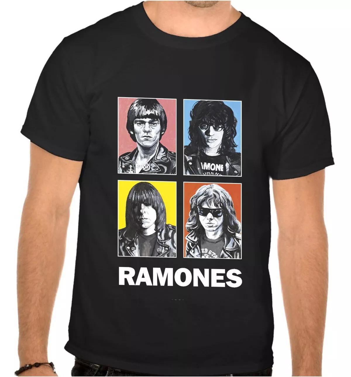 

Унисекс футболки 100% хлопок Мужская Женская RAMONES ROCK MUSIC ЛОГОТИП ЧЕРНАЯ ФУТБОЛКА -1032- XL