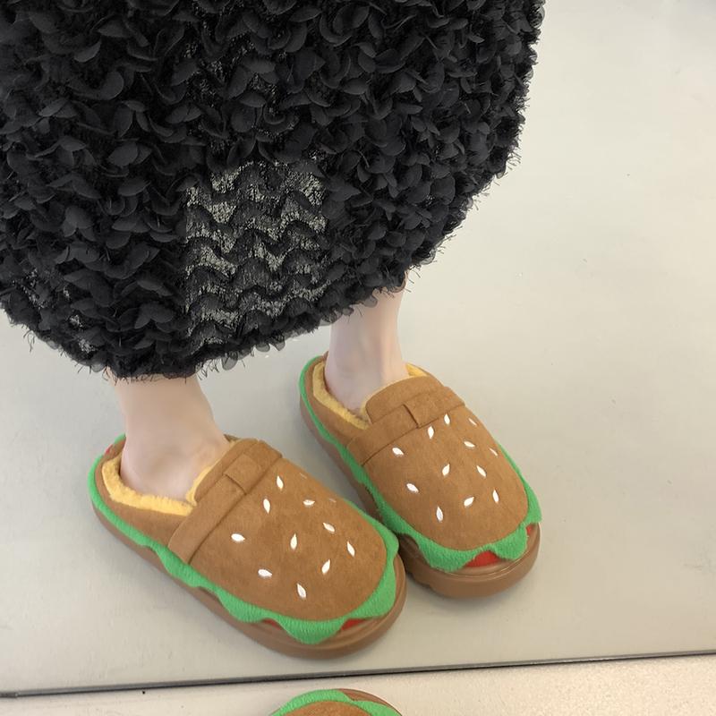 Fashion 2025 Autumn Women Slippers Funny Warm Baotou Shoes Platform Clogs Mules Outdoor Beach Sandals Casual Home Slippers Slides Women