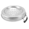 Grelha de Churrasco Tailandesa 2 em 1 Antiaderente Aquecimento Uniforme Alumínio Panela Quente Grelha Panela de Carvão para Interior Exterior 35cm/13.78in Cor Original