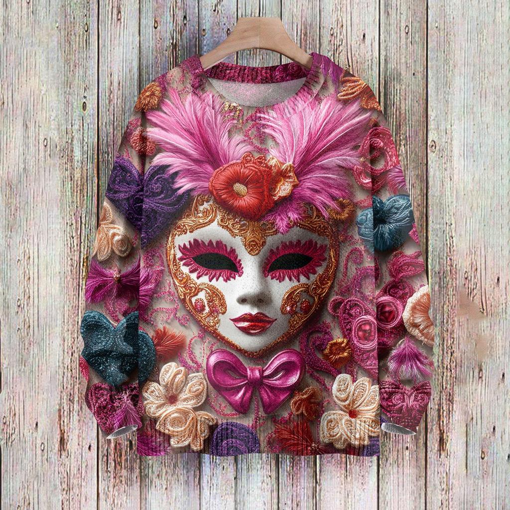 Children's Sweatshirts Boys' And Girls' Knitwear Cute Printed Shirts Round Neck Pullover Tops