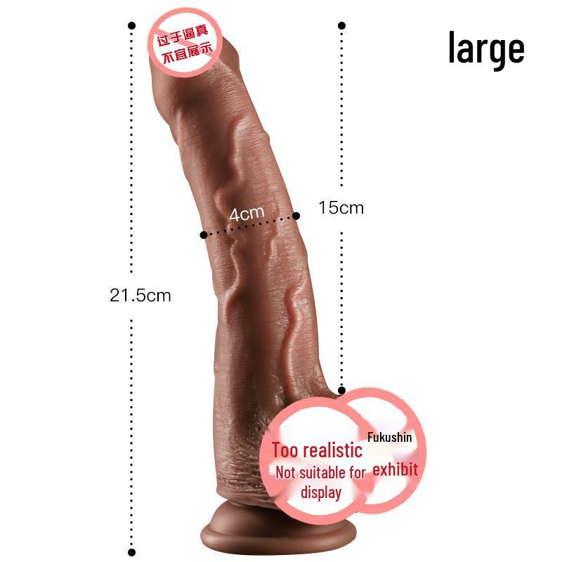 Long Love Women's Silicone Masturbator - Soft, Non-Electric, Realistic Adult Sex Toy