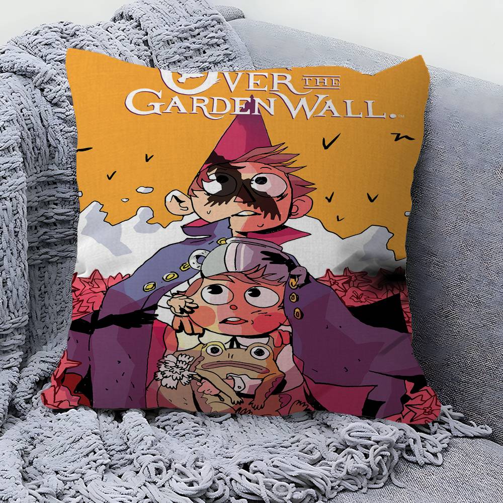 Anime O-Over The G-Garden W-Wall Personalized Picture Text Home Decorative Pillows Household Gifts 45x45cm