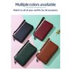Damen Geldbörse Lange Leder RFID Top Lederhandtasche Weiches Leder Einfache Brieftasche Handytasche