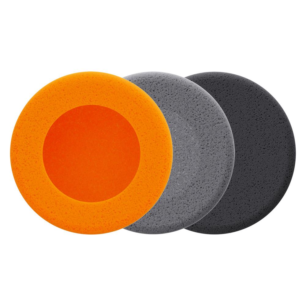FIIO HS-EH11A Black/Orange/Gray Replacement Foam Earmuffs for FIIO EH11 Headphones 3 Pairs/6 Pairs Lightweight Earmuffs